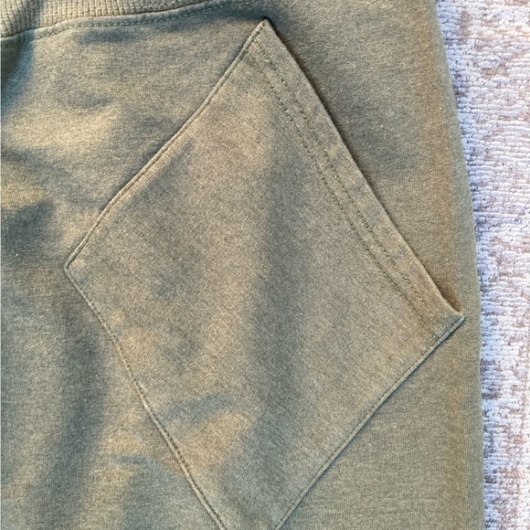 Women's Free People Pants Green Solid Bloomers Pocket S Wide Baggy Casual Chic - Picture 7 of 10